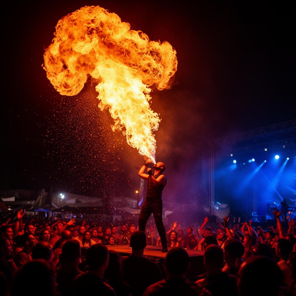Fire show madness